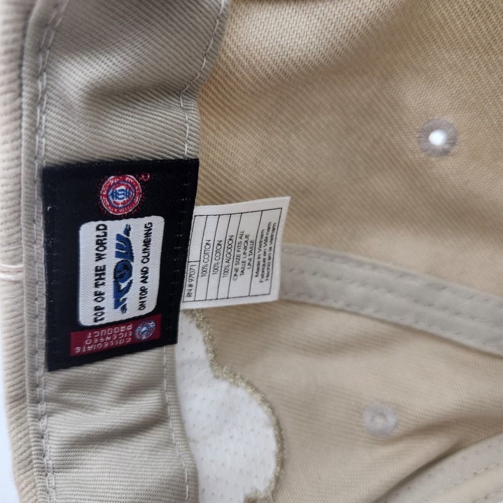 Auburn Tigers Hat SEC 2004 Football Champions Top of the World White Tan Cap - Picture 7 of 10
